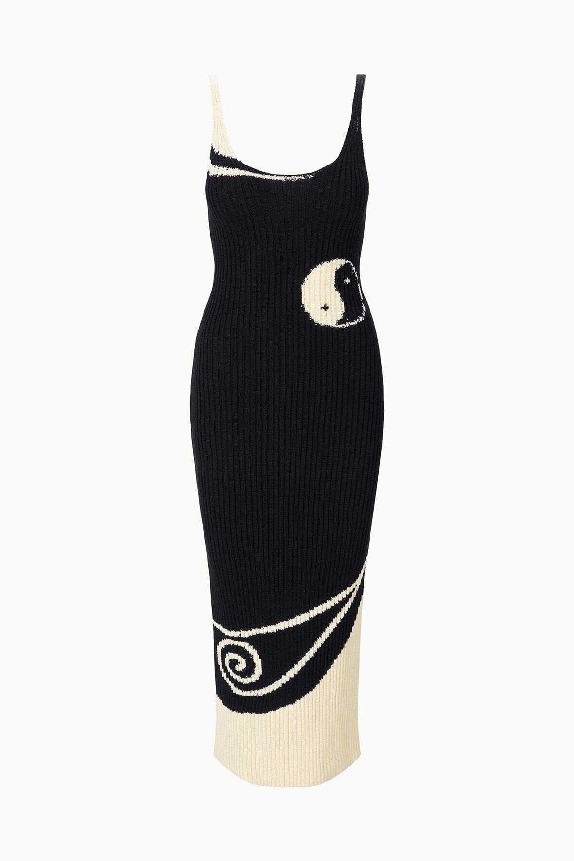 LETA DRESS | BLACK IVORY