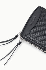 MAE HAND-WOVEN WALLET | BLACK WOVEN