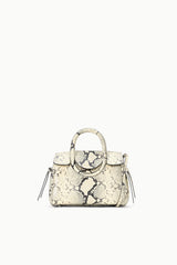MAUDE MINI CARRYALL | WHITE SNAKE