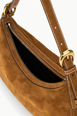 PINE SHOULDER BAG | TAN SUEDE