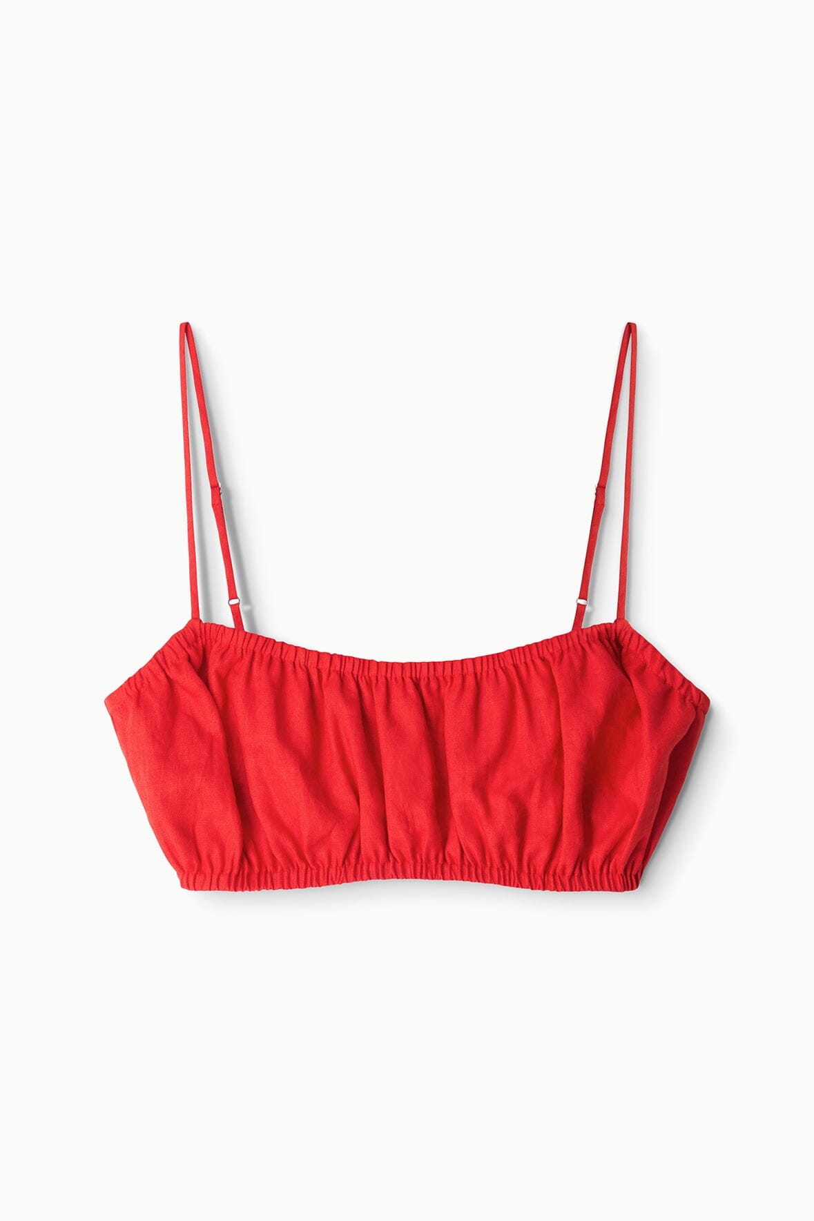 FIORE LINEN TOP | TOMATO