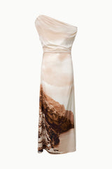 PHARE SILK MAXI DRESS | CLIFFSIDE