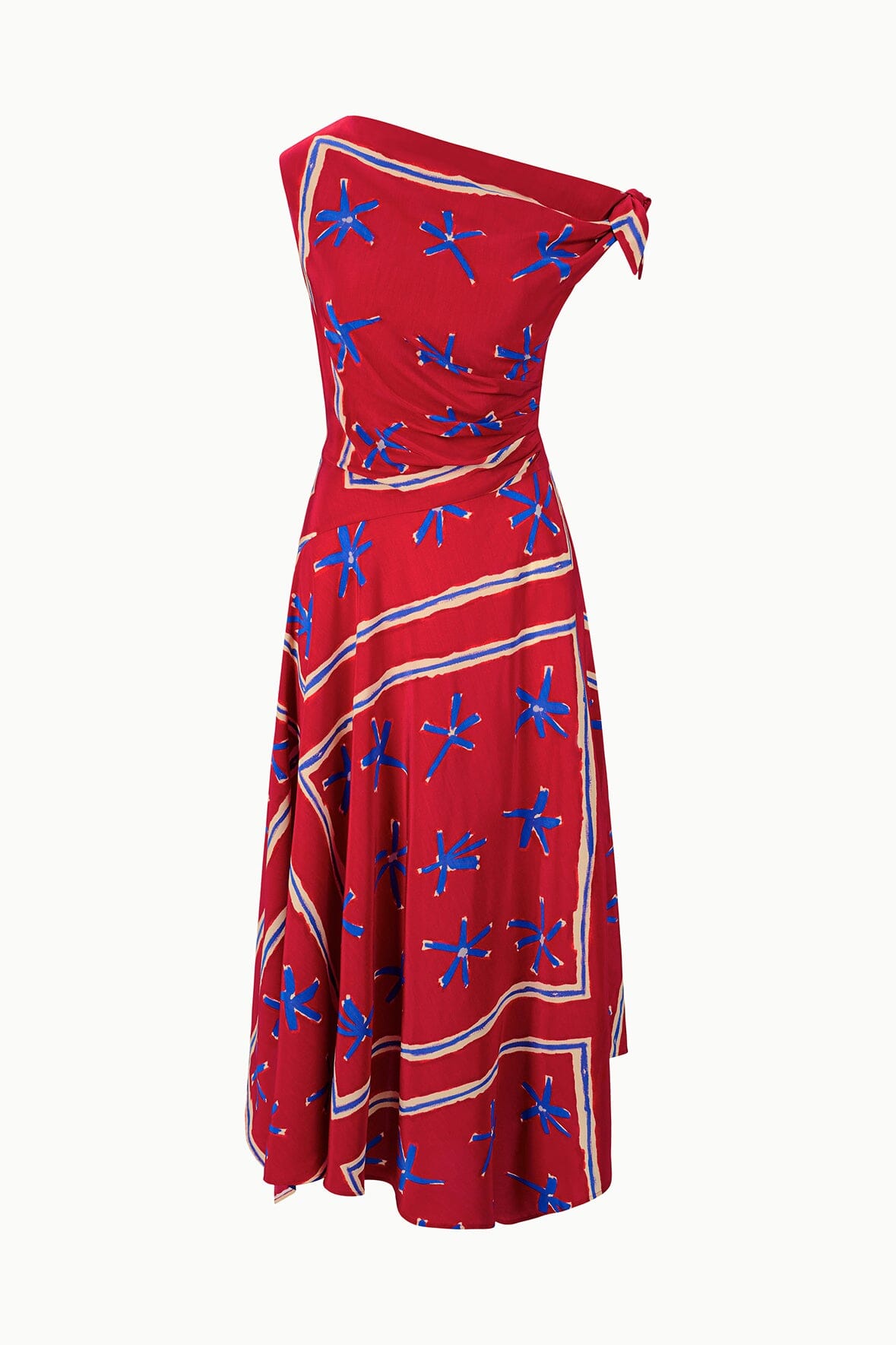 PORTIA DRESS | PAINTED FOULARD