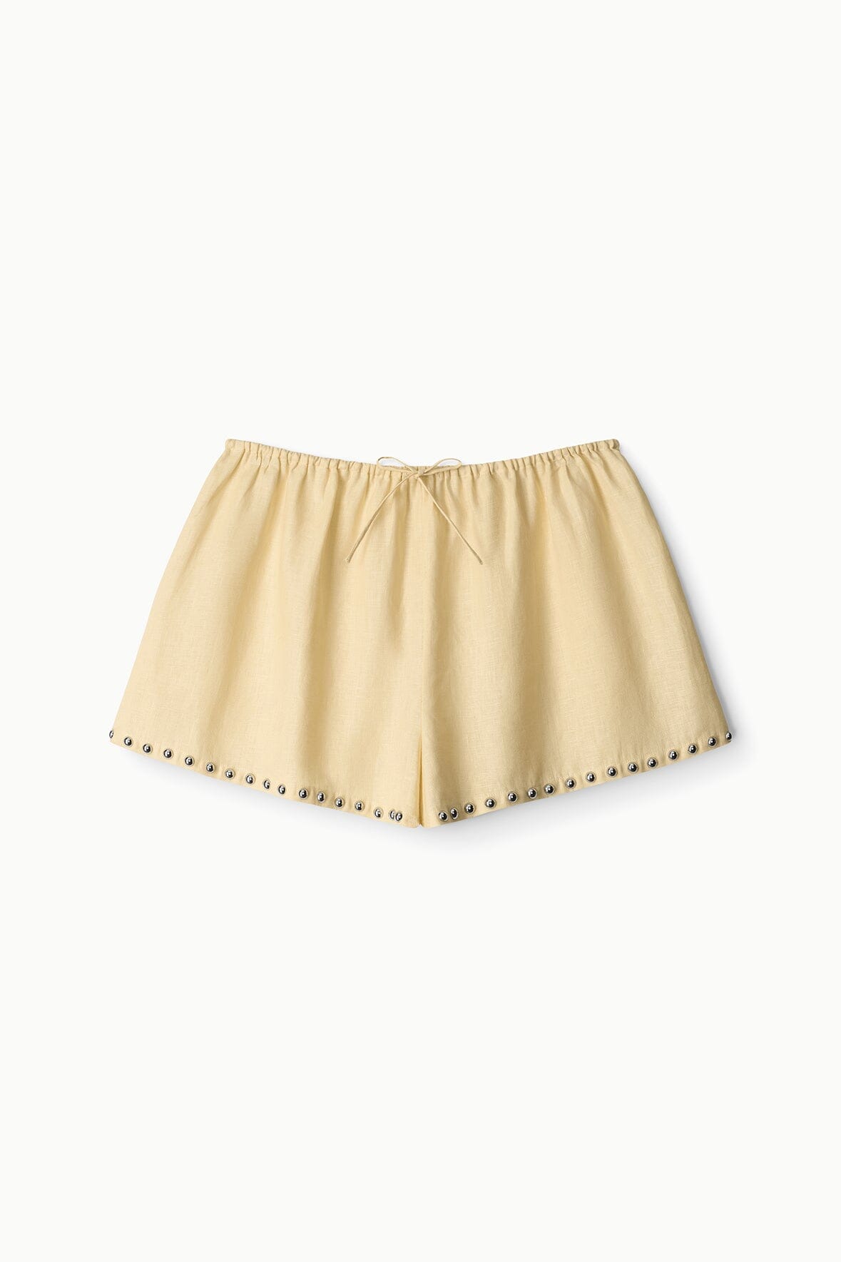 PADDLE LINEN SHORT | BUTTER STUDS