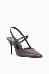 SEBASTIAN HIGH HEEL SLINGBACK | ESPRESSO
