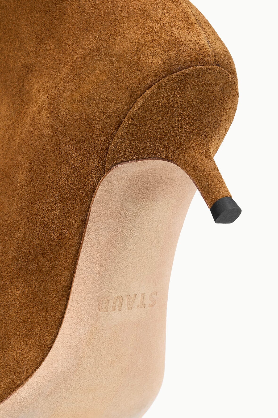 SEBASTIAN KITTEN HEEL BOOT | TAN