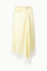 SONOMA SILK SKIRT | KEY LIME