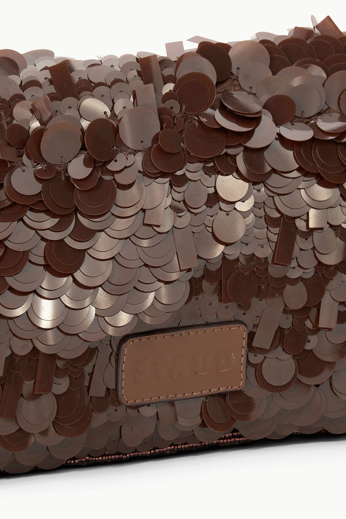 TIMMY SHOULDER BAG | CACAO SEQUINS