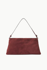 WALLY SHOULDER BAG | MAHOGANY SUEDE