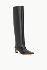 WIDE SHAFT WALLY BOOT | BLACK